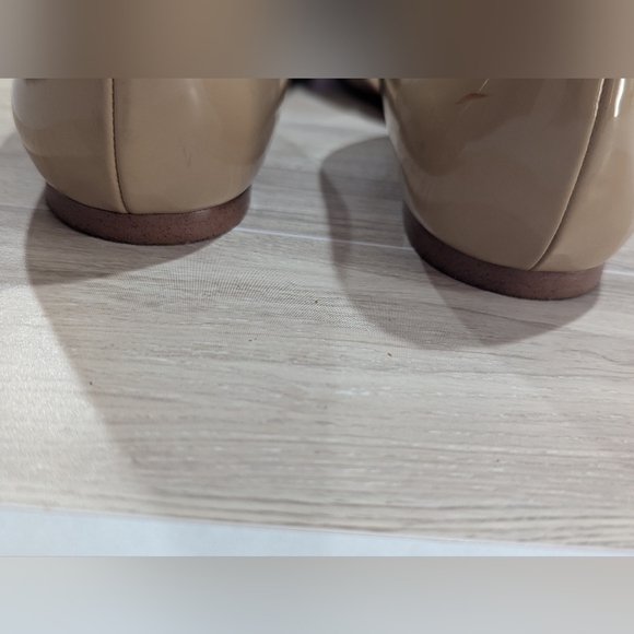 Sam Edelman Oatmeal Tan Beige Rodney d’Orsay flats Size 8.5 EU 38.5 *Flaws - Picture 9 of 11